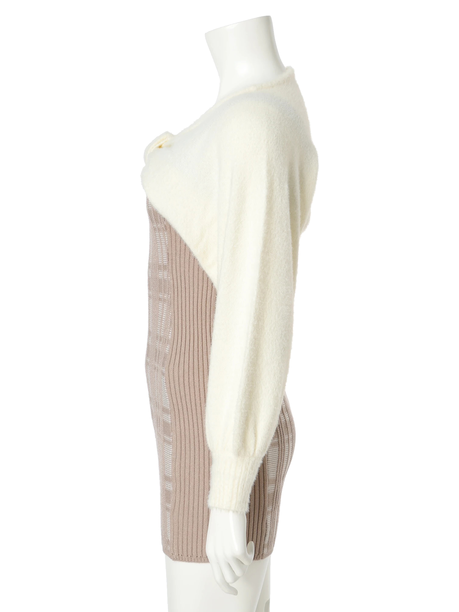 LIP SERVICE（リップサービス）｜ リボンフェザーアンサンブルニット