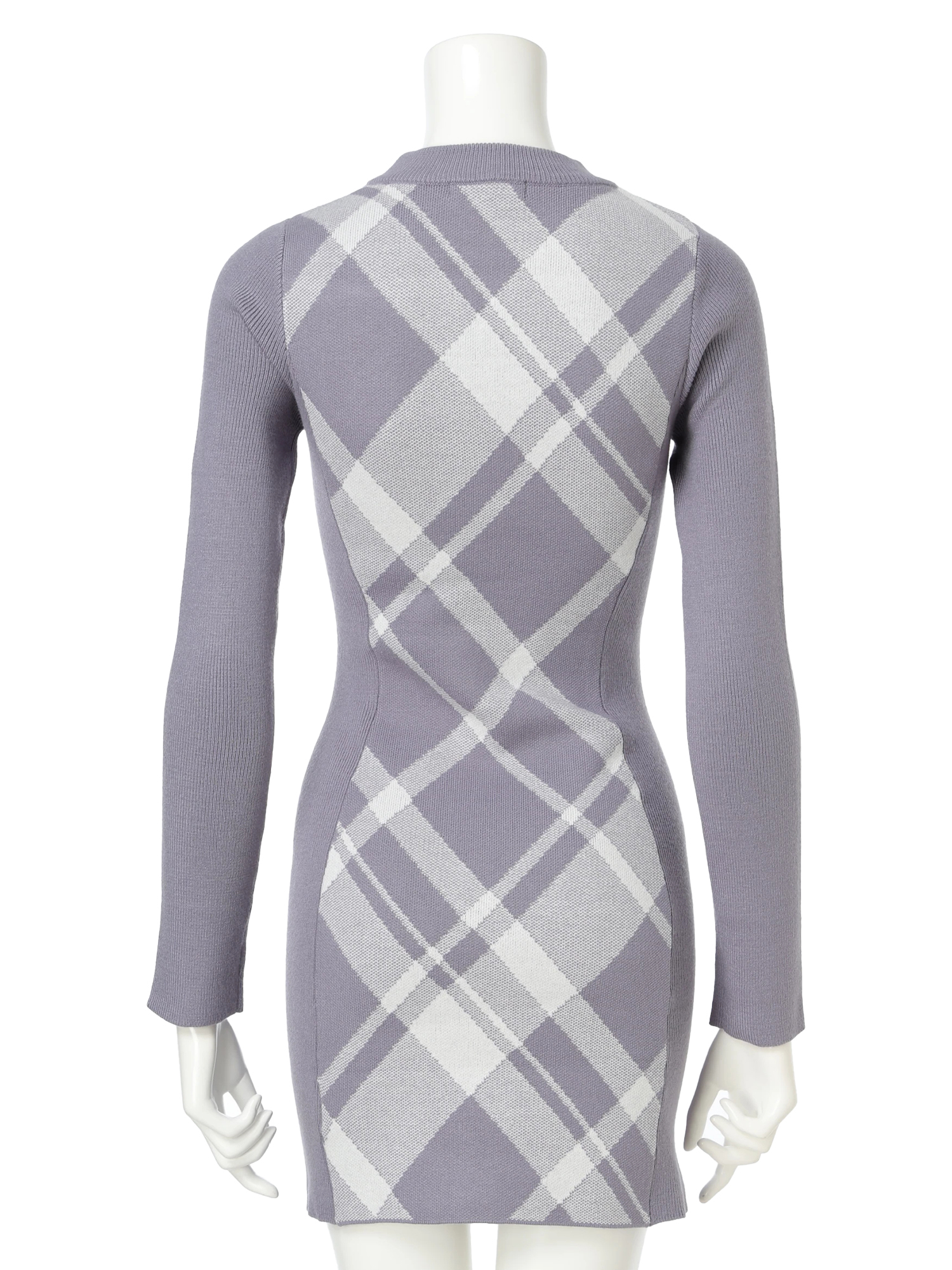 LIP SERVICE（リップサービス）｜ チェックジャガードデコルテオープン