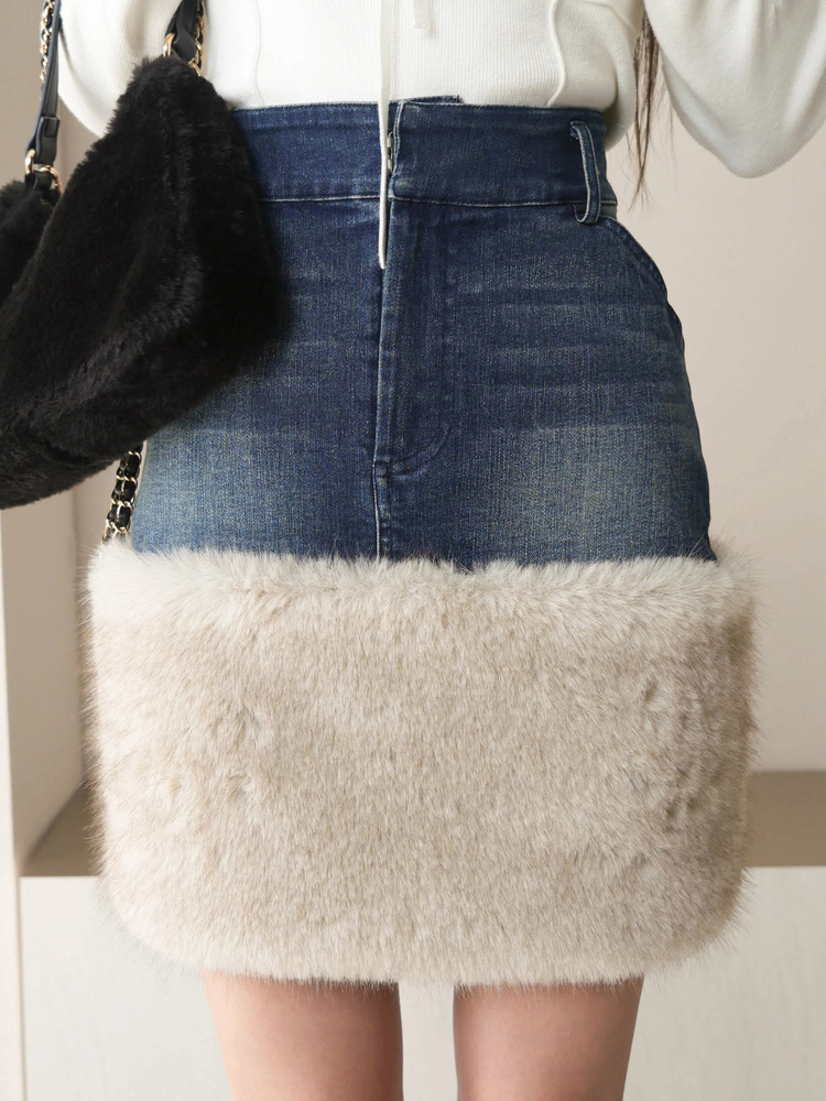 LIP SERVICE(リップサービス) |ファードッキングツイードミニスカート