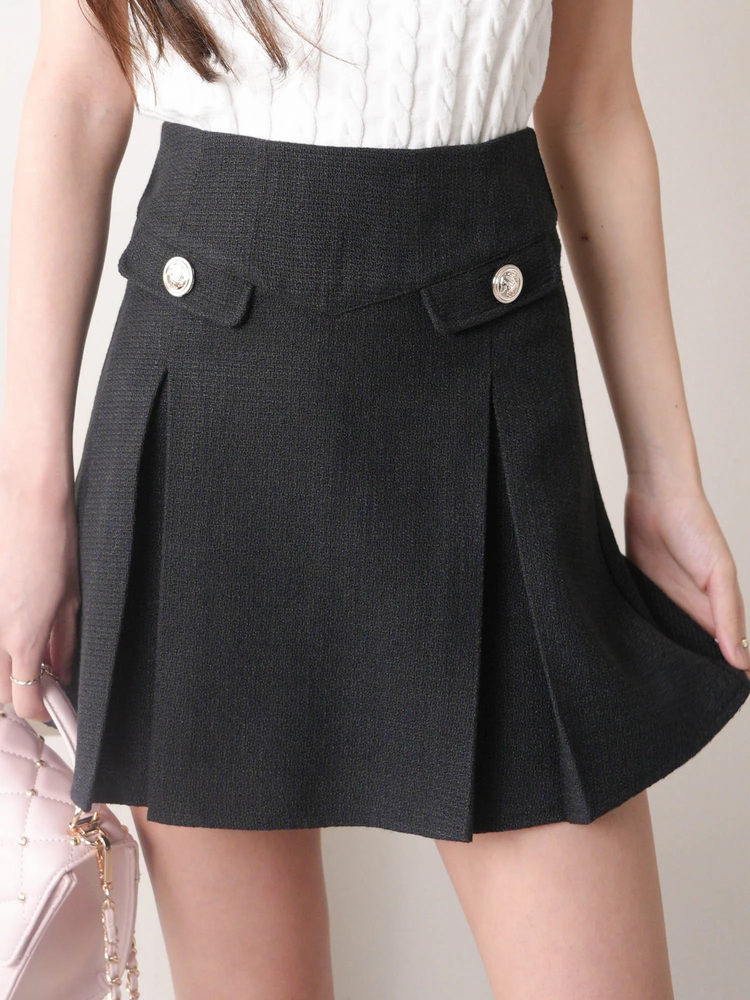 LIP SERVICE(リップサービス) |スプリングツイードプリーツスカート