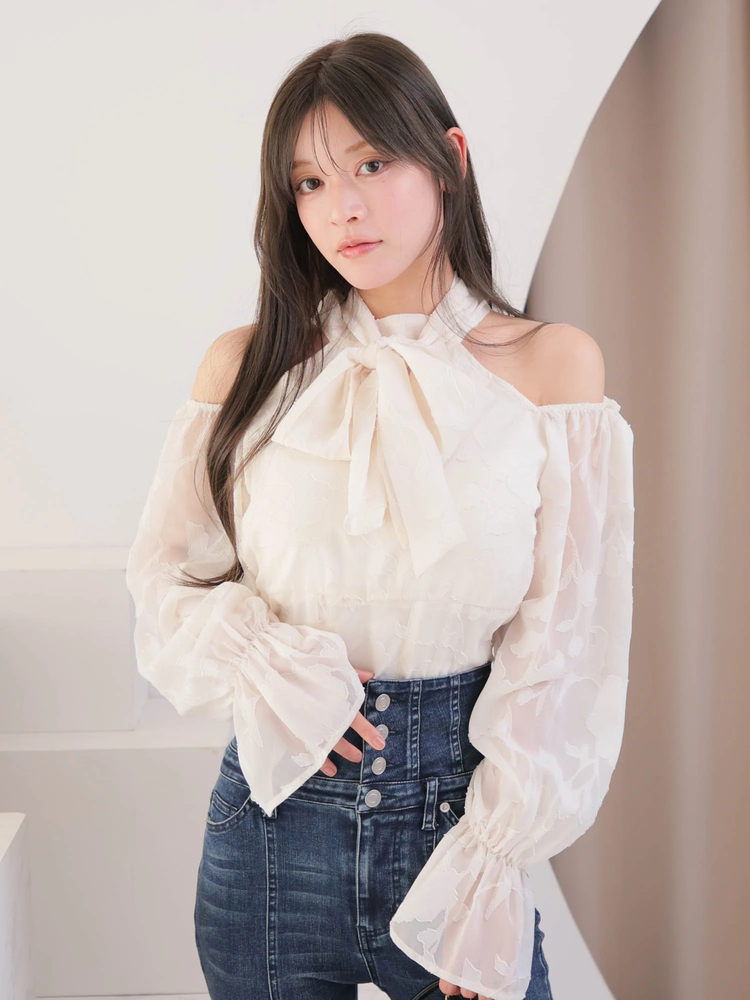 LIP SERVICE(リップサービス) |アメスリオパールブラウス