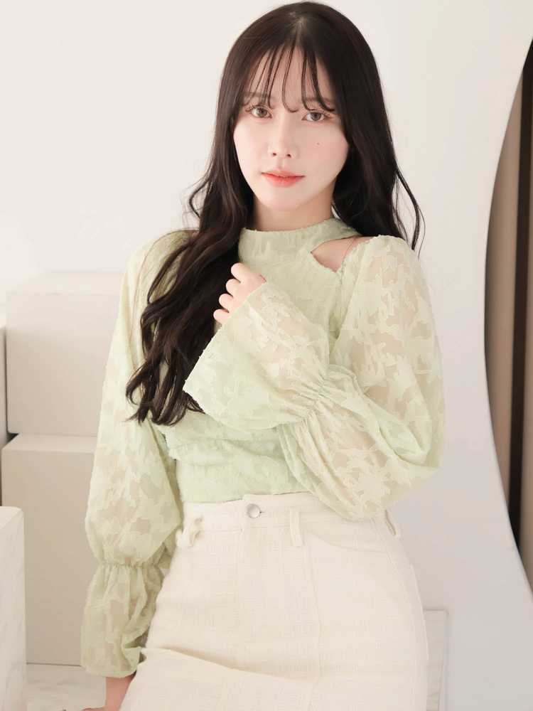 LIP SERVICE(リップサービス) |アメスリオパールブラウス