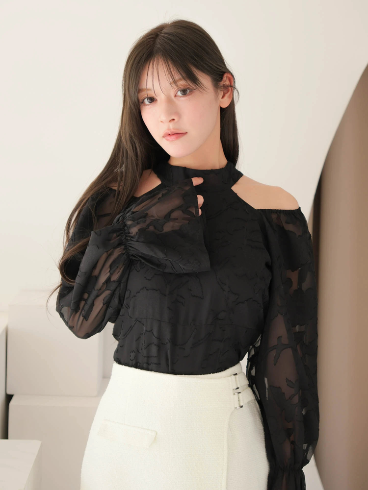 LIP SERVICE(リップサービス) |アメスリオパールブラウス