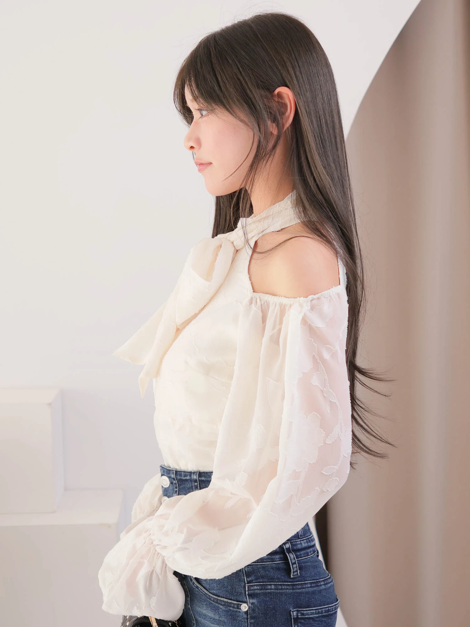 リップサービス LIP SERVICE アメスリオパールブラウス （アイボリー） LI2530EW012439_1_l.jpg