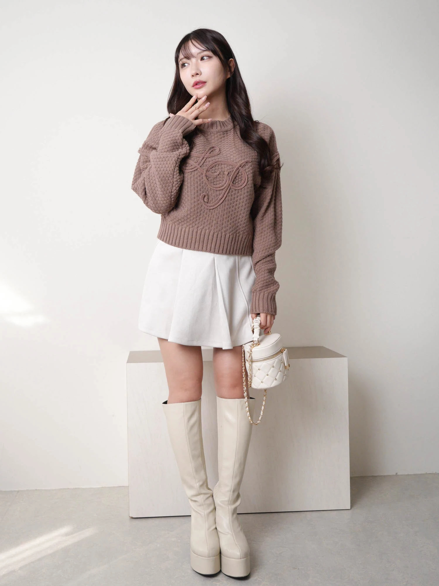 LIP SERVICE（リップサービス）｜ LPエンブレムモックニット アイテム