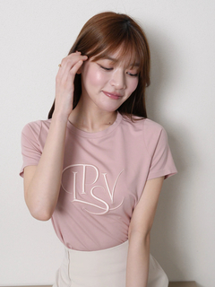 LIP SERVICE(リップサービス) |カーブロゴTシャツ