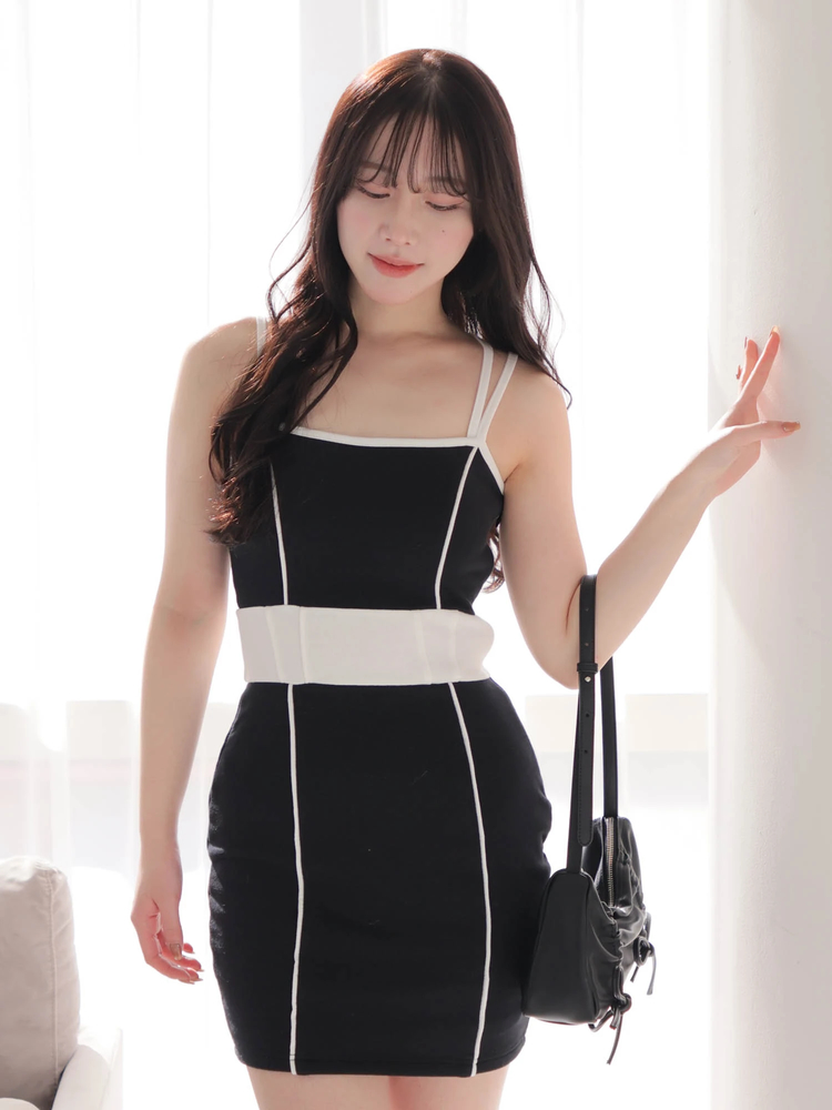 LIP SERVICE(リップサービス) |ラメスウェットキャミワンピース