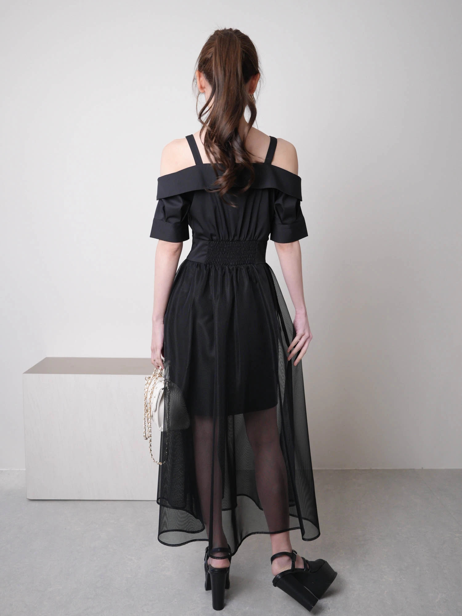 LIP SERVICE シャツドッキングプリーツワンピース LIP SERVICE（リップサービス）｜ シャツドッキングプリーツ