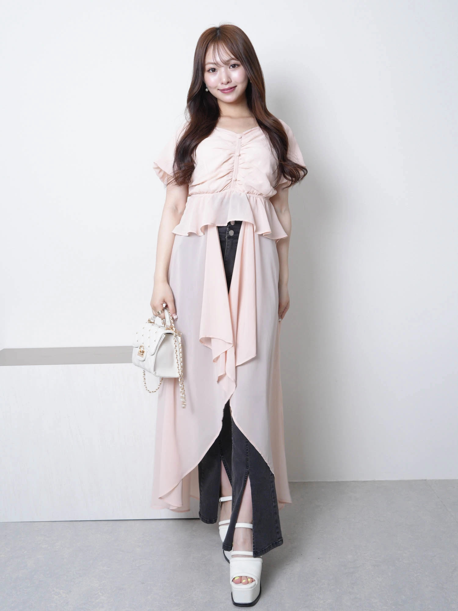 LIP SERVICE（リップサービス）｜ 2wayオフショルロングトップス