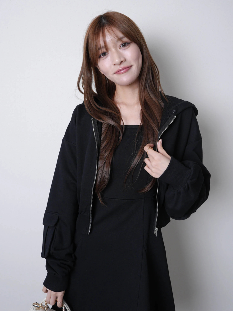 LIP SERVICE(リップサービス) |ファーフードスウェットパーカー