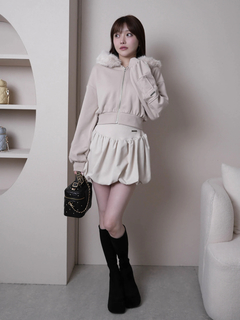 LIP SERVICE(リップサービス) |ファーフードスウェットパーカー