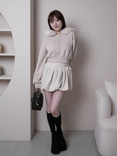 LIP SERVICE(リップサービス) |ファーフードスウェットパーカー