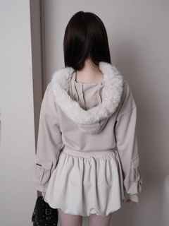 LIP SERVICE(リップサービス) |ファーフードスウェットパーカー