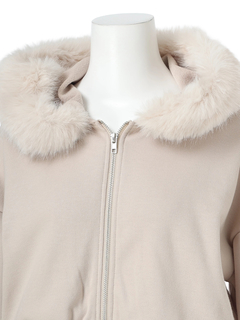 LIP SERVICE(リップサービス) |ファーフードスウェットパーカー