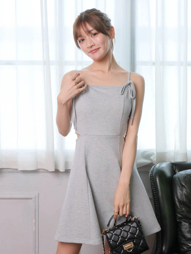 LIP SERVICE(リップサービス) |スウェットミニフレアキャミワンピース