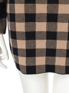 LIP SERVICE(リップサービス) |レトロチェックアンサンブルニットワンピース