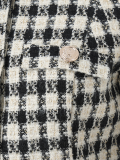 LIP SERVICE(リップサービス) |ファースリーブツイードクロップドジャケット