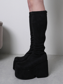 LIP SERVICE(リップサービス) |プラットフォームスクエアミドルブーツ