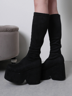 LIP SERVICE(リップサービス) |プラットフォームスクエアミドルブーツ