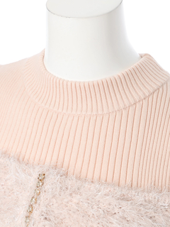 LIP SERVICE(リップサービス) |ミックスフェザーリボンアンサンブルニット