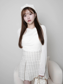 LIP SERVICE(リップサービス) |ベロアドレープチョーカートップス