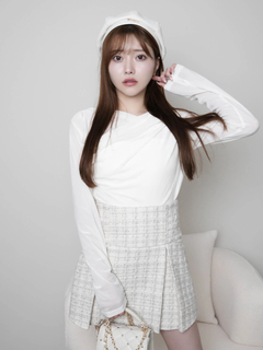 LIP SERVICE(リップサービス) |ベロアドレープチョーカートップス