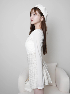 LIP SERVICE(リップサービス) |ベロアドレープチョーカートップス