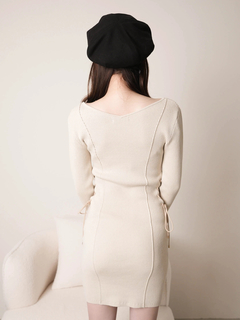 LIP SERVICE(リップサービス) |サイドレーススピンドルニットワンピース