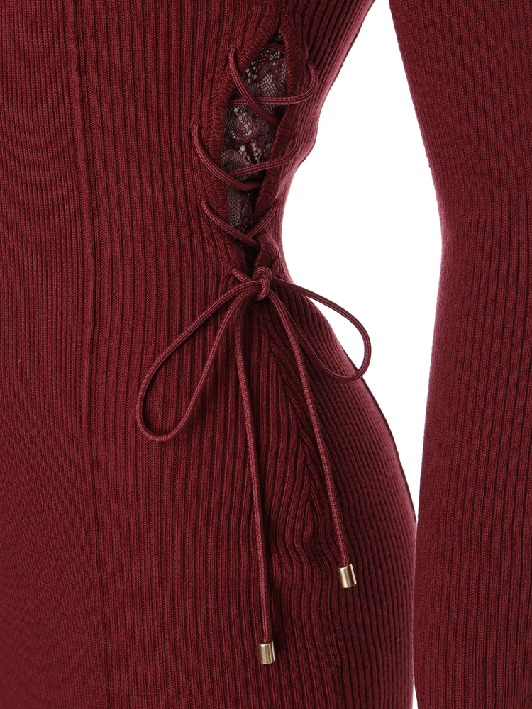 LIP SERVICE（リップサービス）｜ サイドレーススピンドルニット