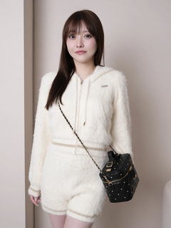 LIP SERVICE(リップサービス) |フェザーニットパーカー