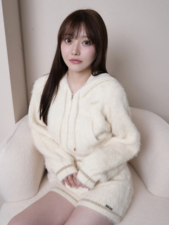 LIP SERVICE(リップサービス) |フェザーニットパーカー