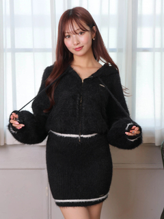 LIP SERVICE(リップサービス) |フェザーニットパーカー