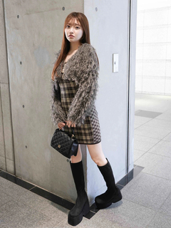 LIP SERVICE(リップサービス) |ボリュームフリンジカーディガン