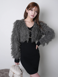 LIP SERVICE(リップサービス) |ボリュームフリンジカーディガン