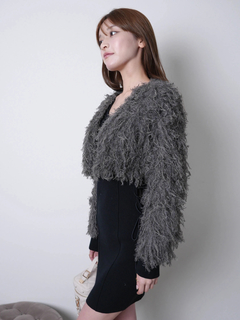 LIP SERVICE(リップサービス) |ボリュームフリンジカーディガン