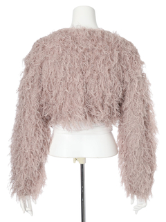 LIP SERVICE(リップサービス) |ボリュームフリンジカーディガン