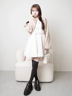 LIP SERVICE(リップサービス) |Fluffyラメニットカーディガン