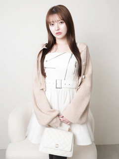 LIP SERVICE(リップサービス) |Fluffyラメニットカーディガン