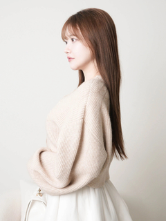 LIP SERVICE(リップサービス) |Fluffyラメニットカーディガン