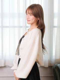 LIP SERVICE(リップサービス) |Fluffyラメニットカーディガン