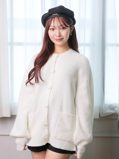 LIP SERVICE(リップサービス) |Fluffyラメニットカーディガン