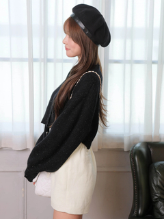 LIP SERVICE(リップサービス) |Fluffyラメニットカーディガン