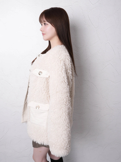 LIP SERVICE(リップサービス) |シープライクミドルボアジャケット