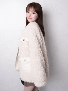 LIP SERVICE(リップサービス) |シープライクミドルボアジャケット