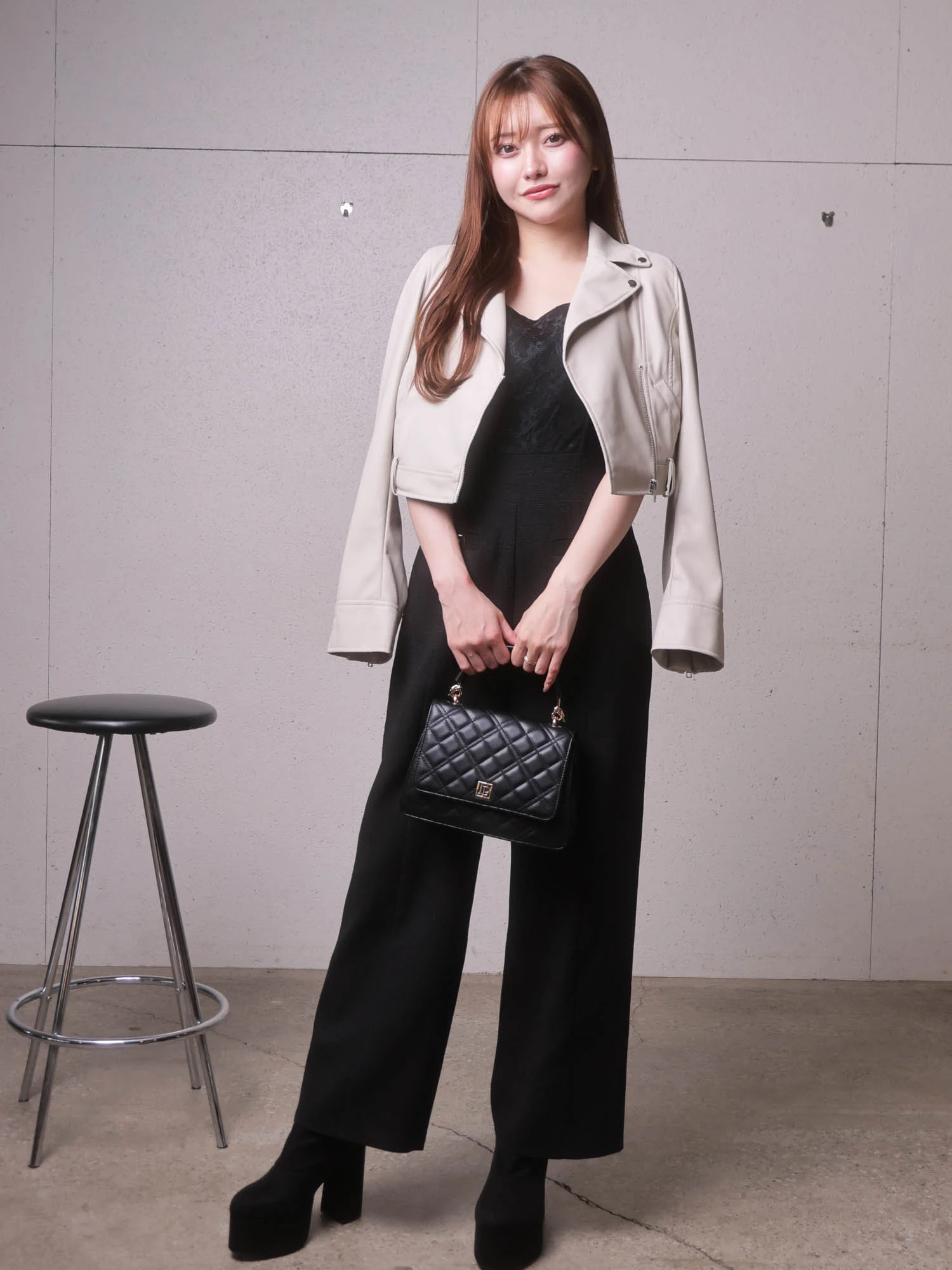 LIP SERVICE ぺプラムライダースジャケット リップサービス LIP SERVICE 2wayコンパクトペプラムライダース