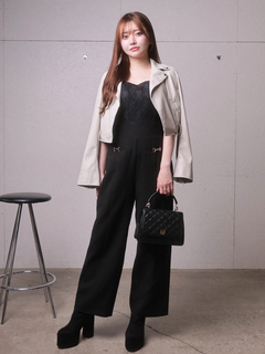 LIP SERVICE(リップサービス) |2wayコンパクトペプラムライダースジャケット