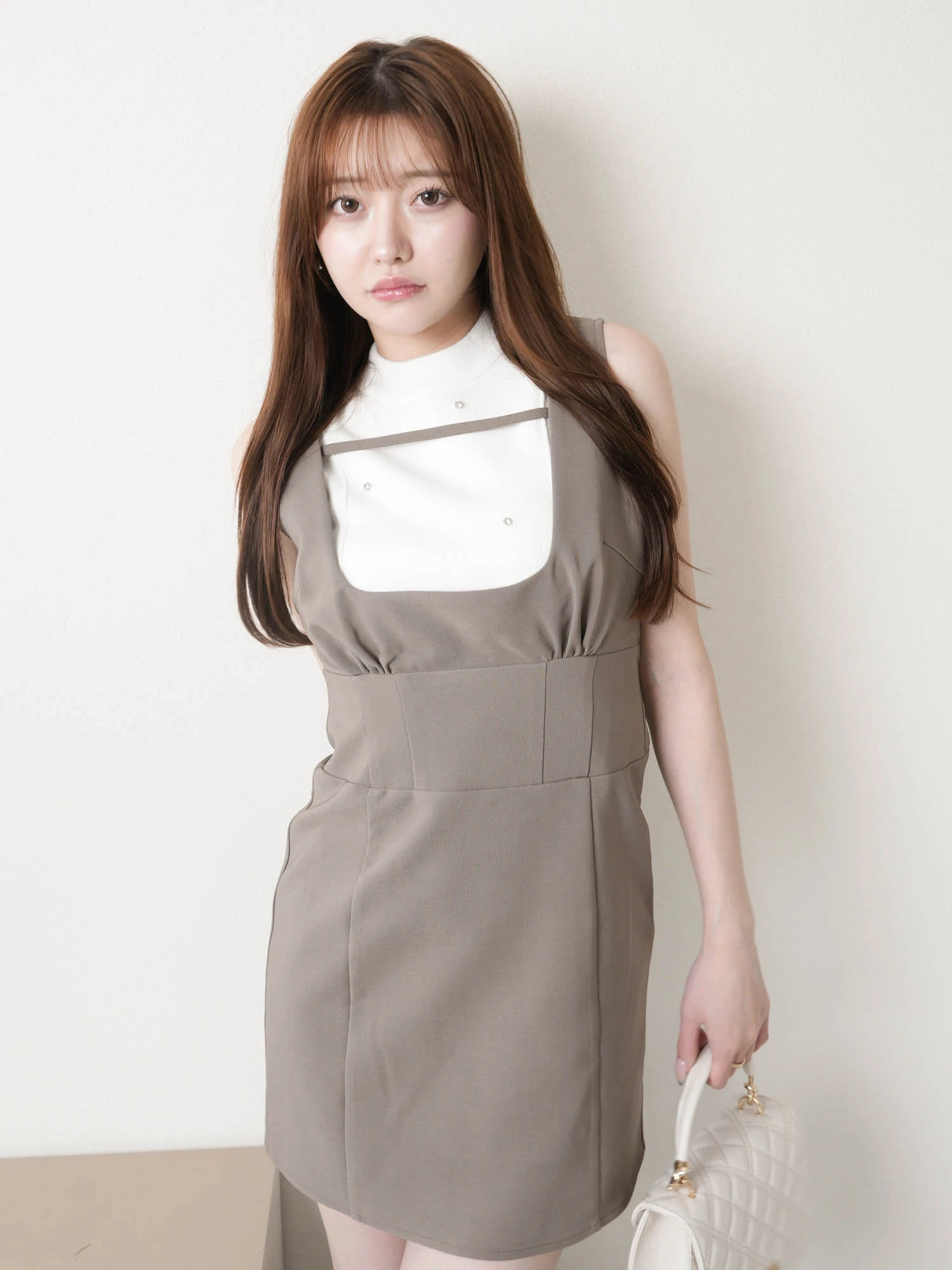 LIP SERVICE（リップサービス）｜ カーブネックタイトジャンスカ