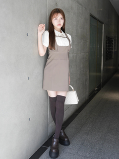 LIP SERVICE(リップサービス) |カーブネックタイトジャンスカワンピース