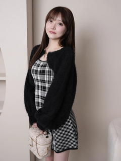 LIP SERVICE(リップサービス) |【形が選べる】フェザーチェックアンサンブルワンピース