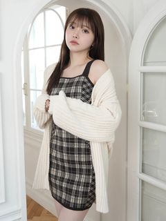 LIP SERVICE(リップサービス) |【形が選べる】フェザーチェックアンサンブルワンピース